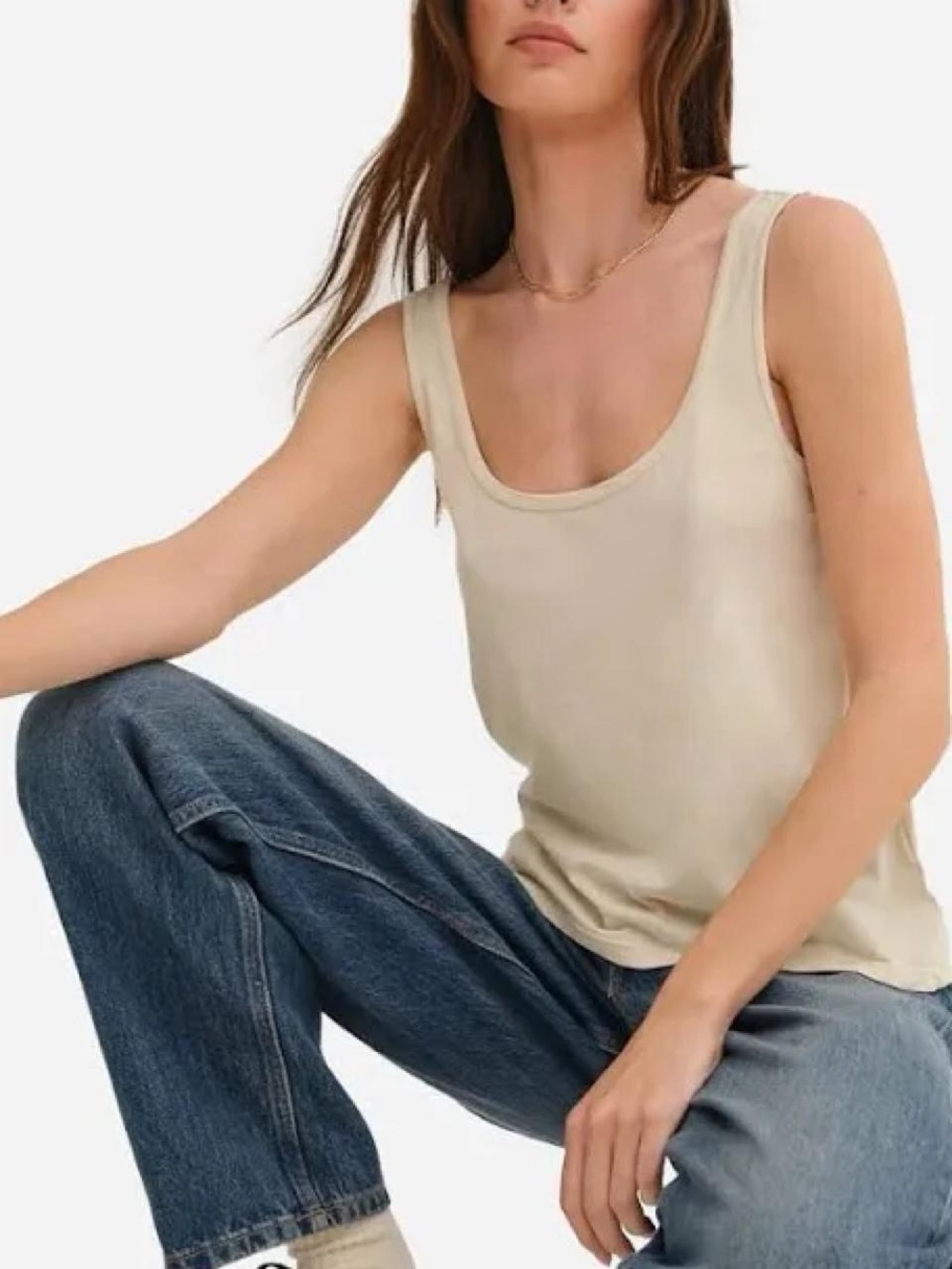 Mate the label organic cotton layering tank small